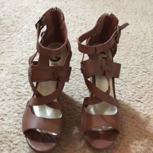 Brown heels